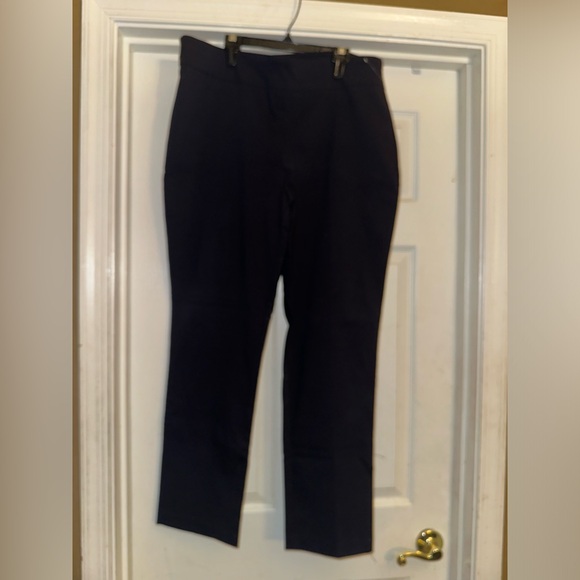 Ladies roz&ali navy pants 16 - Picture 2 of 3